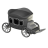 cinderella carriage emoji 3d