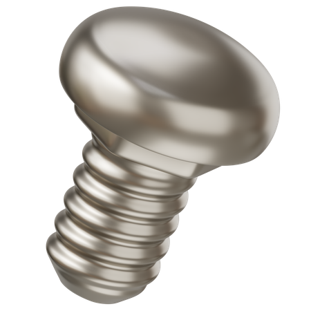 Carriage Bolt  3D Icon