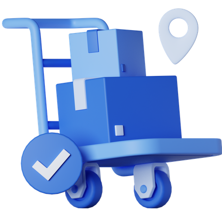 Carrinho  3D Icon