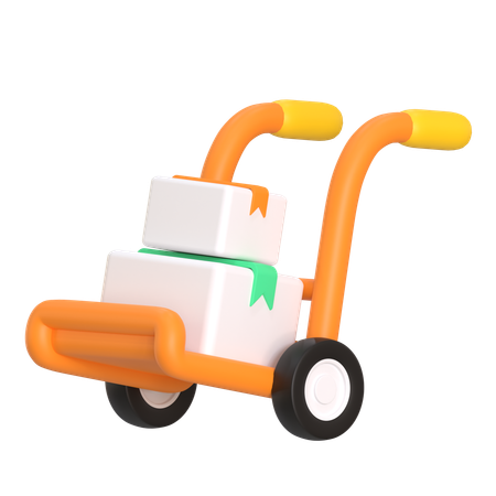 Carrinho  3D Icon