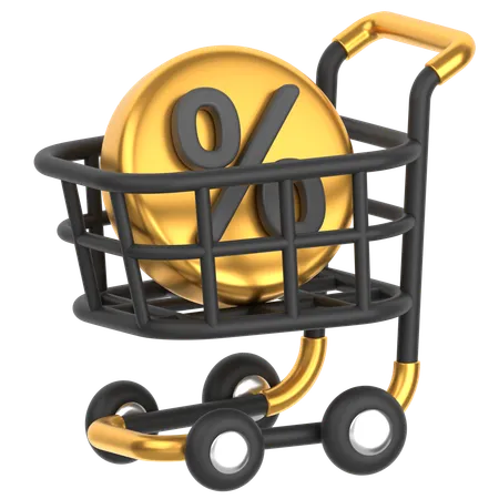 Carrinho  3D Icon