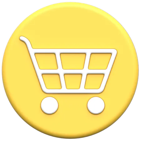 Carrinho  3D Icon