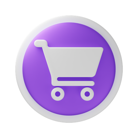 Carrinho  3D Icon