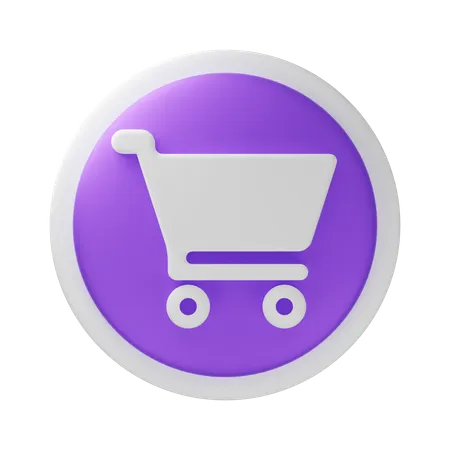 Carrinho  3D Icon