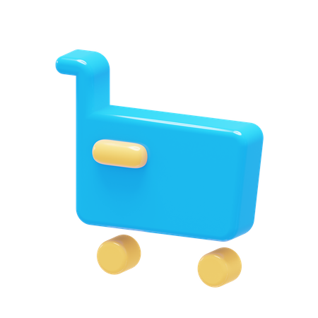 Carrinho  3D Icon
