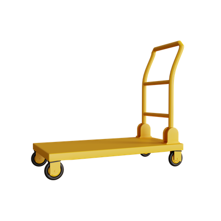 Carrinho de carga  3D Icon