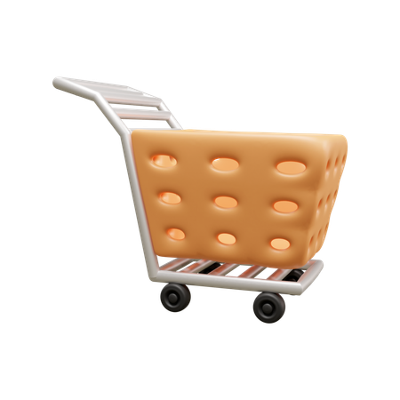 Carrinho de compras  3D Icon