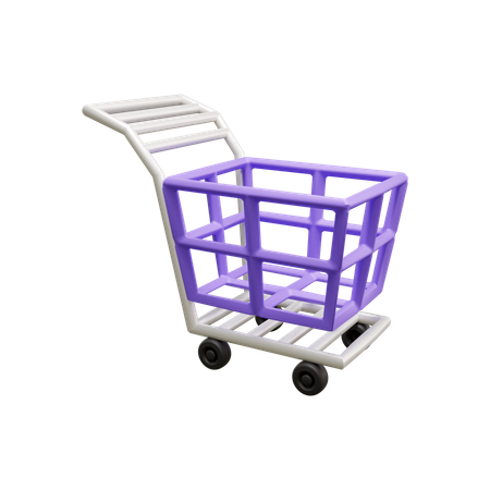 Carrinho de compras  3D Icon