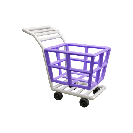 Carrinho de compras  3D Icon