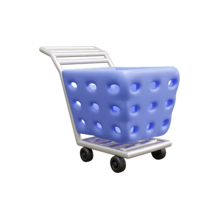 Carrinho de compras  3D Icon