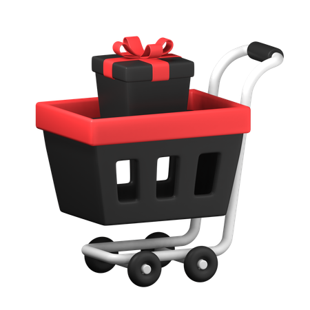 Carrinho de compras  3D Icon