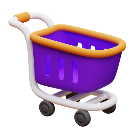 Carrinho de compras  3D Icon