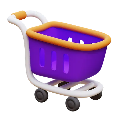 Carrinho de compras  3D Icon