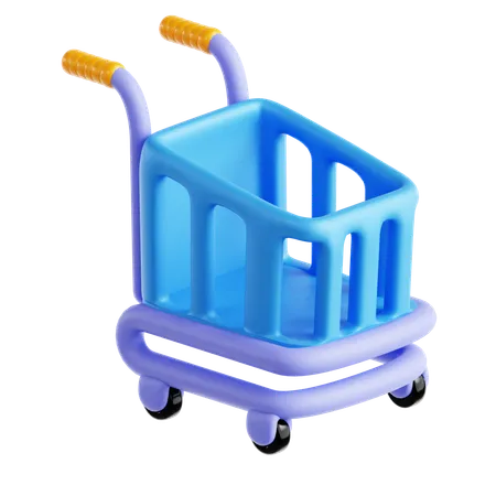 Carrinho de compras  3D Icon