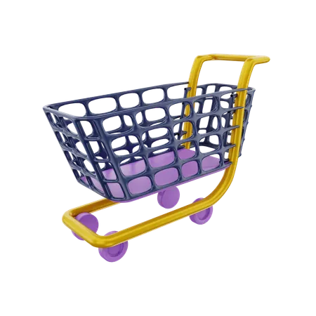 Carrinho de compras  3D Icon