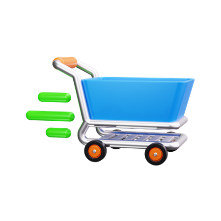 Carrinho de compras  3D Icon