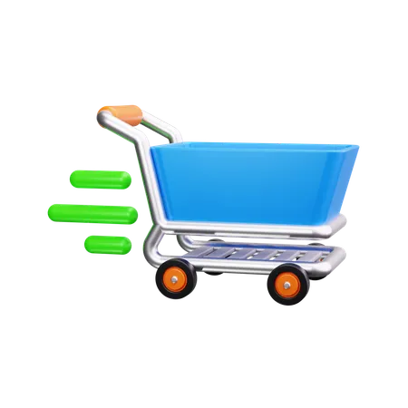 Carrinho de compras  3D Icon