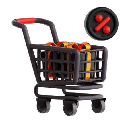 Carrinho de compras  3D Icon