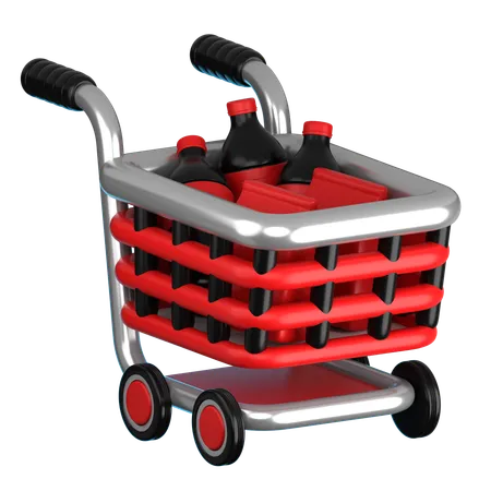 Carrinho de compras  3D Icon