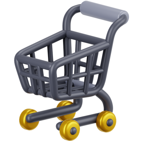 Carrinho de compras  3D Icon