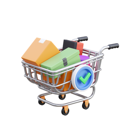 Carrinho de compras  3D Icon