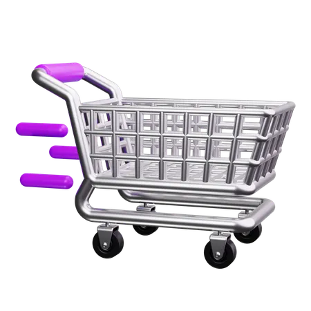 Carrinho de compras  3D Icon