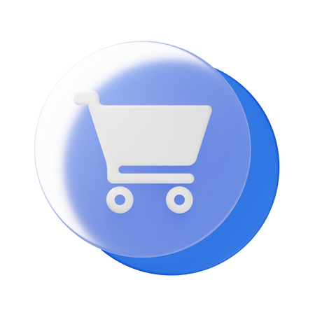 Carrinho de compras  3D Icon