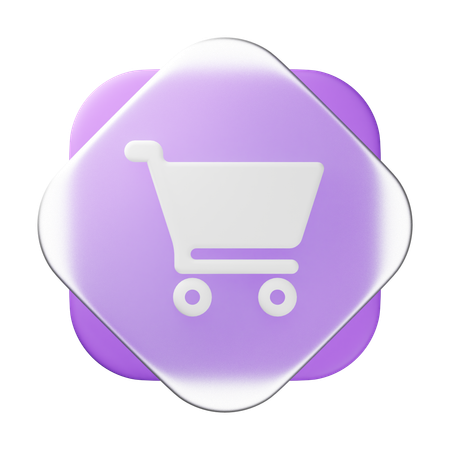 Carrinho de compras  3D Icon