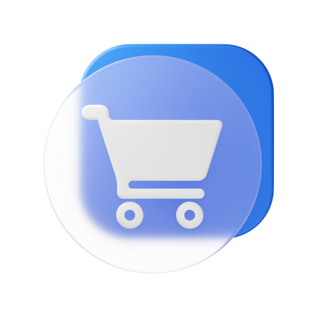 Carrinho de compras  3D Icon