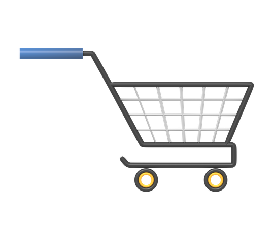 Carrinho de compras  3D Icon