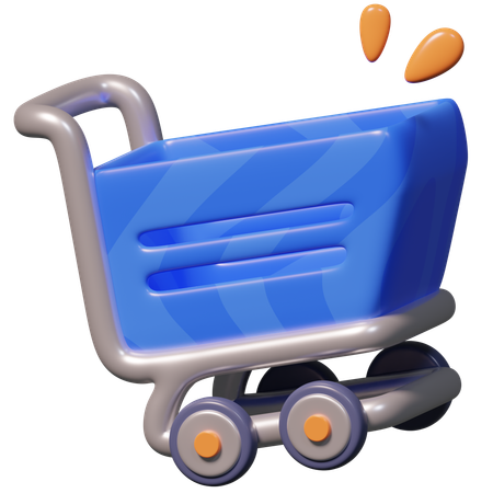 Carrinho de compras  3D Icon