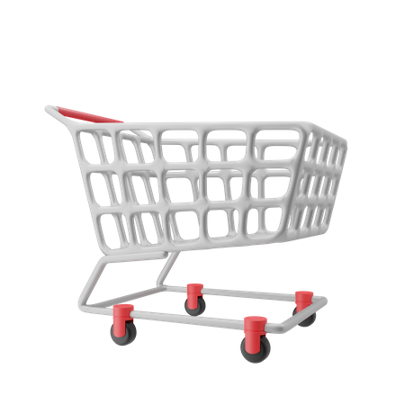 Carrinho de compras  3D Illustration