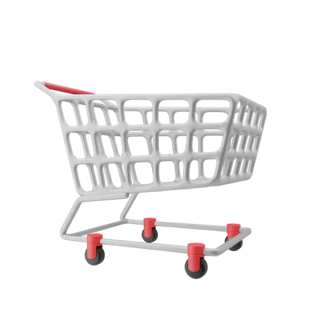 Carrinho de compras  3D Illustration