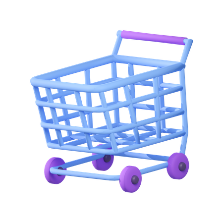 Carrinho de compras  3D Illustration