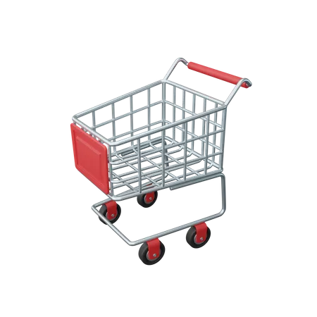 Carrinho de compras  3D Illustration