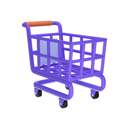 Carrinho de compras  3D Icon