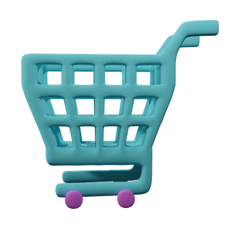 Carrinho de compras  3D Icon