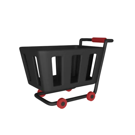 Carrinho de compras  3D Icon