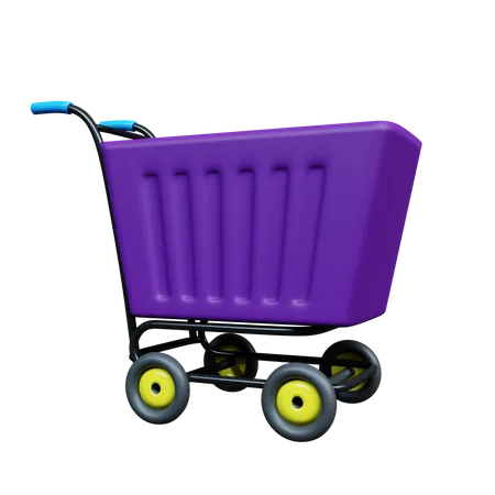 Carrinho de compras  3D Icon