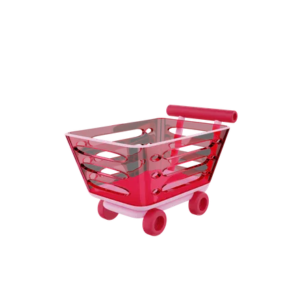 Carrinho de compras  3D Icon