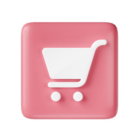 Carrinho de compras  3D Icon