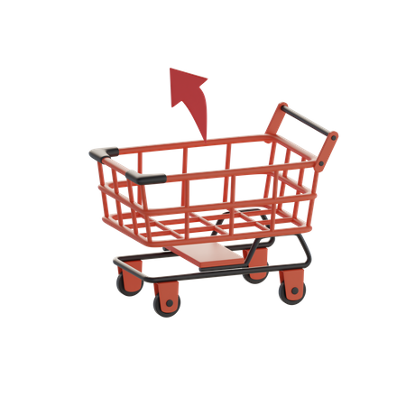 Carrinho de compras  3D Icon