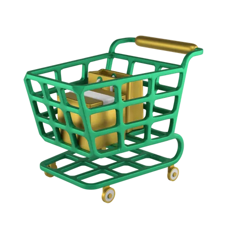 Carrinho de compras  3D Icon