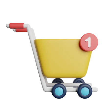 Carrinho de compras  3D Icon