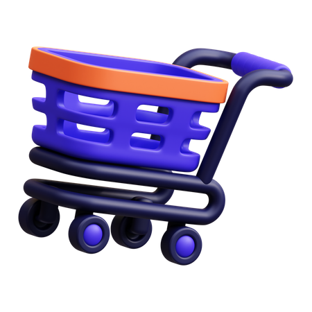 Carrinho de compras  3D Icon