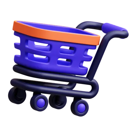 Carrinho de compras  3D Icon