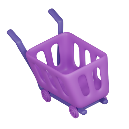 Carrinho de compras  3D Icon