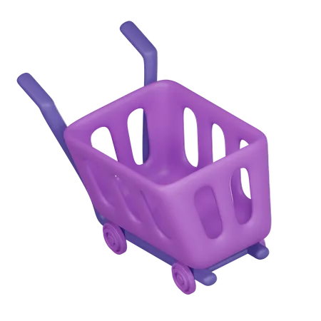 Carrinho de compras  3D Icon