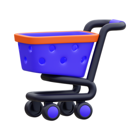 Carrinho de compras  3D Icon