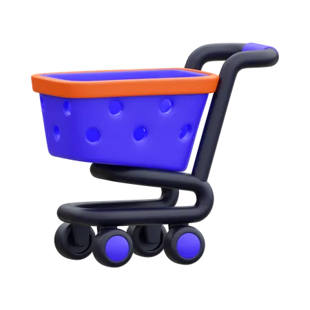 Carrinho de compras  3D Icon